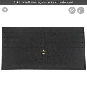 Louis Vuitton credit card holder insert